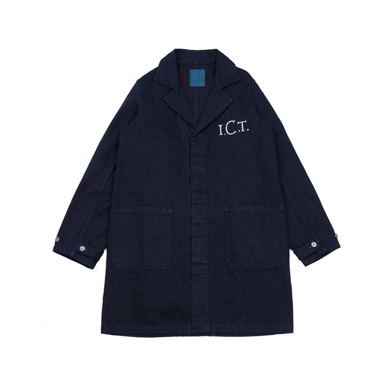 I.C.T. SHOP COAT DK.INDIGO 1