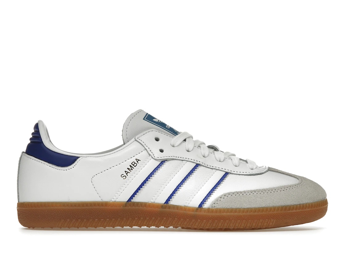 adidas Samba Leather Cloud White Lucid Blue - 1