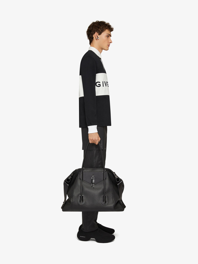 RUGBY POLO SHIRT IN EMBROIDERED JERSEY 3