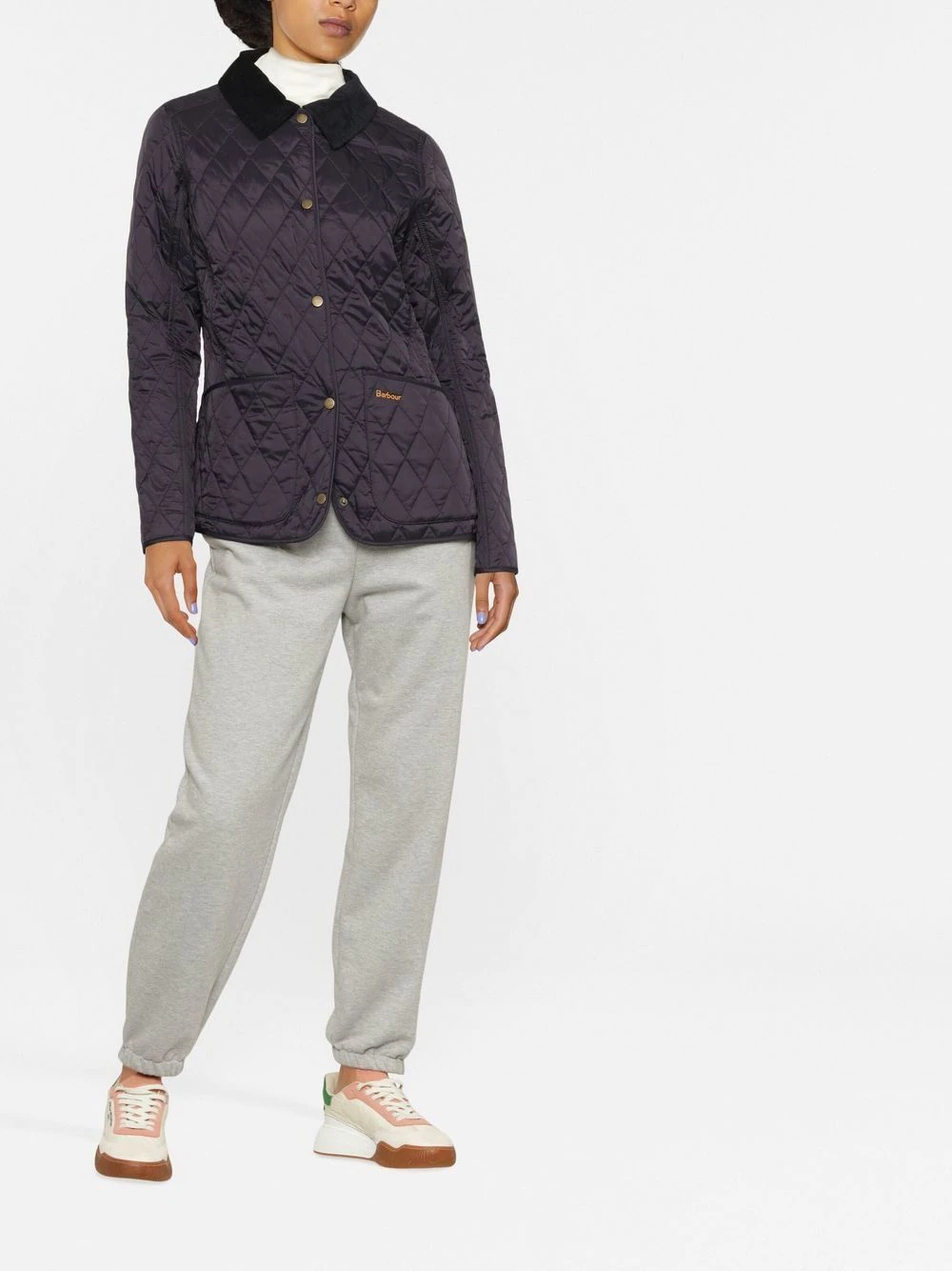quilted stitch jacket - 2