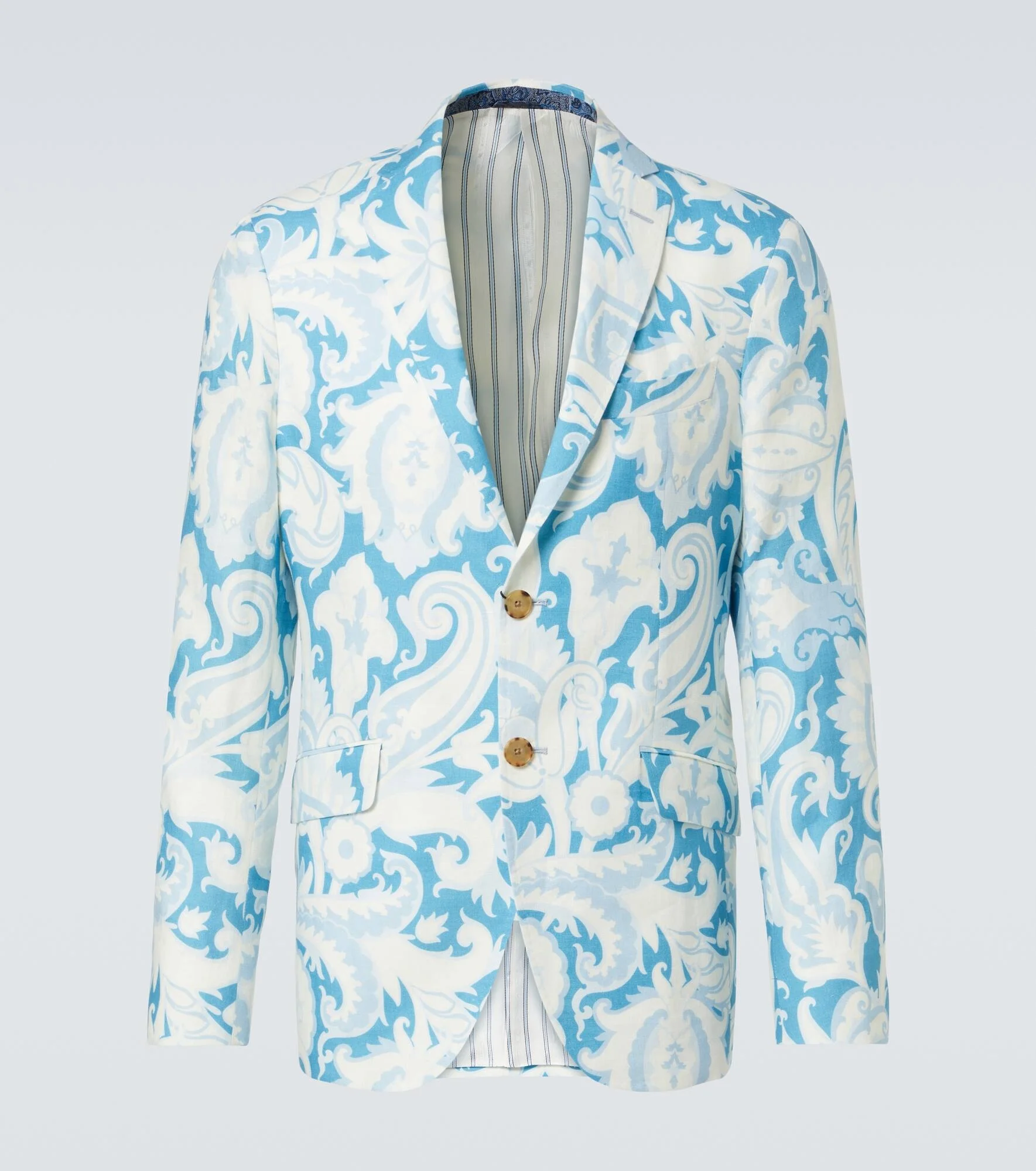 floral-jacquard blazer - 1