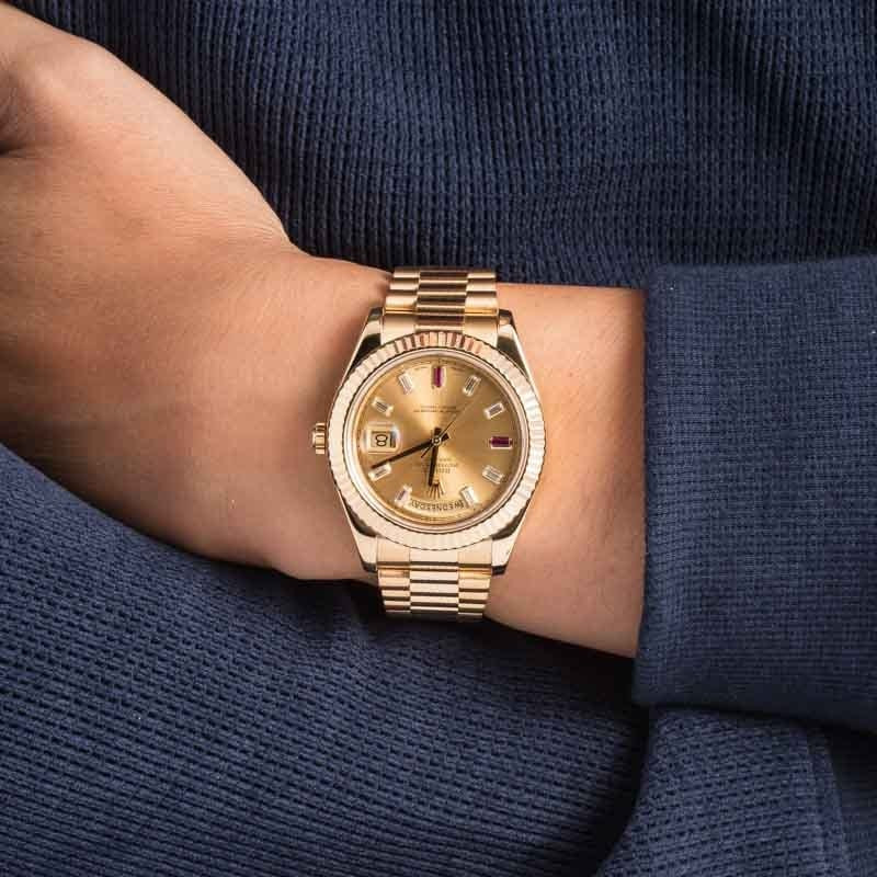 Rolex Day-Date II ref 218238 Yellow Gold - 5