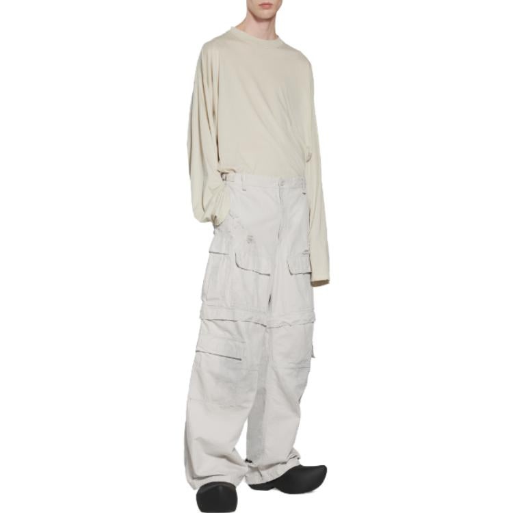 Balenciaga Large Cargo Pants 'Light Grey' 746493TKP271400 - 2