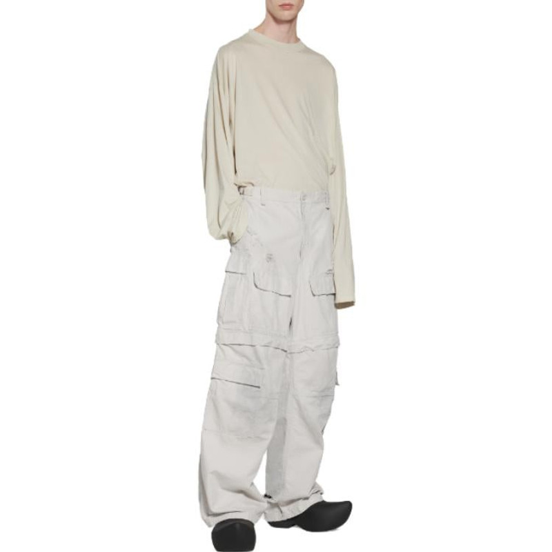 BALENCIAGA Balenciaga Large Cargo Pants 'Light Grey' 746493TKP271400 outlook
