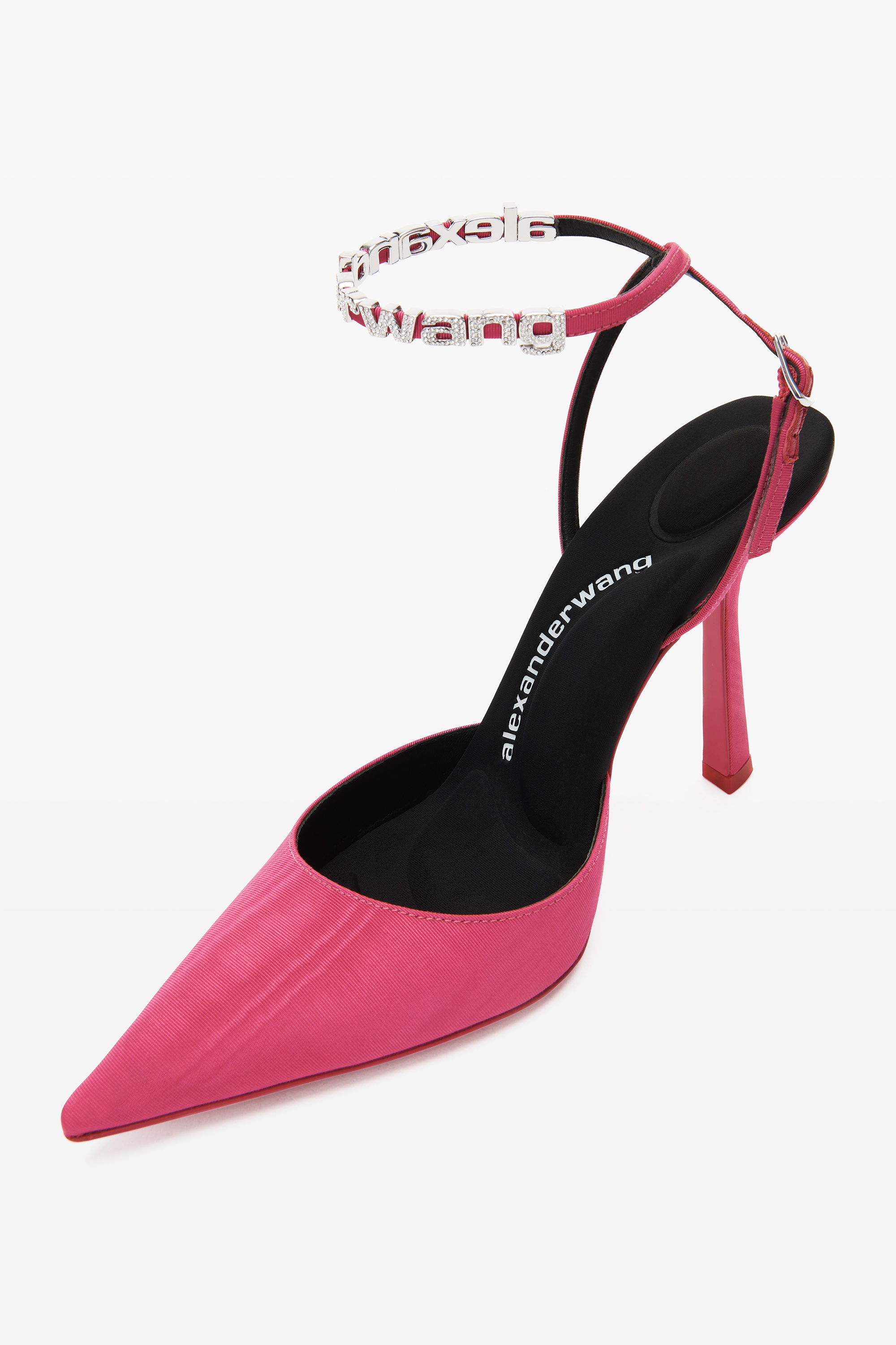 DELPHINE 105 LOGO STRAP PUMP IN VISCOSE - 3