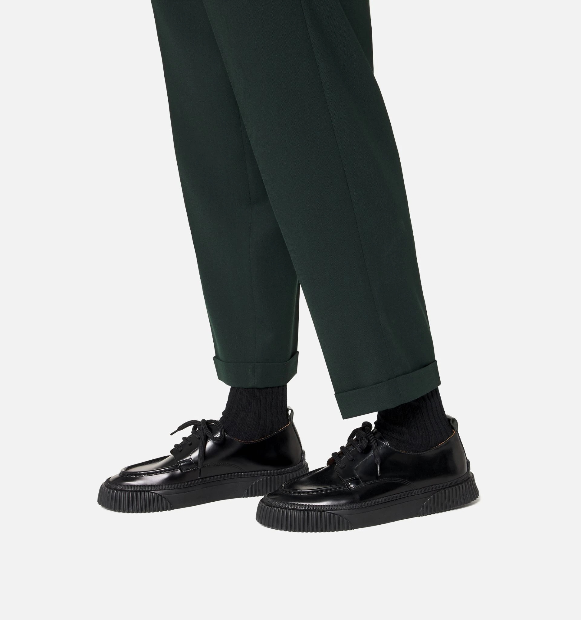 Textured Ami Sole Derbies - 3