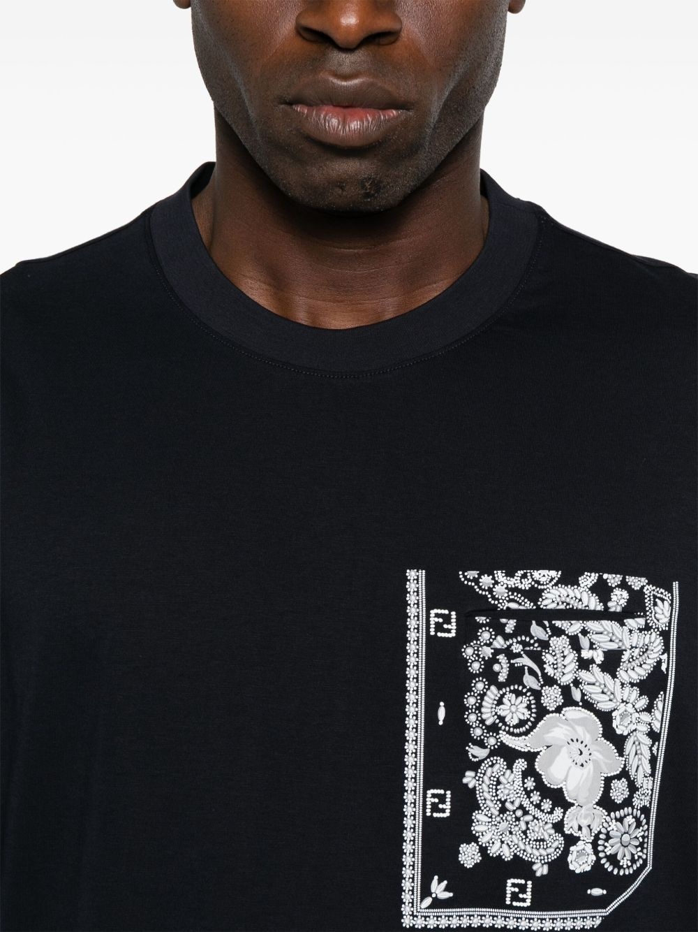bandana-print T-shirt - 4