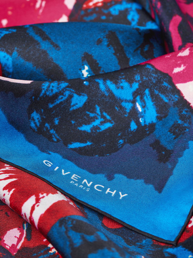 Givenchy SQUARE IN SILK WITH FLORAL PRINT outlook