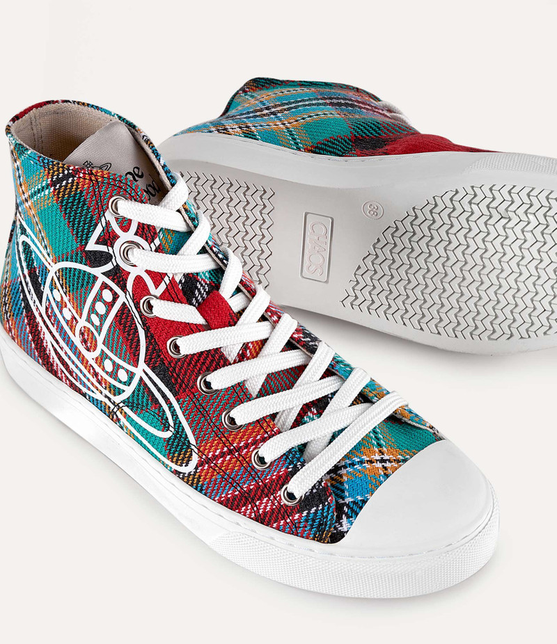 PLIMSOLL HIGH TOP TARTAN 4