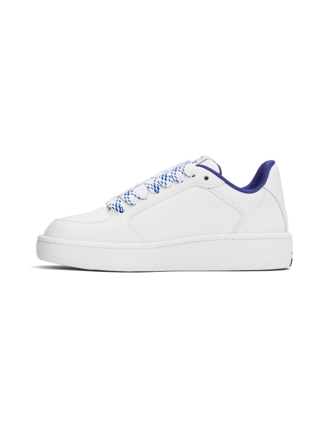 White Leather Stock Sneakers - 3