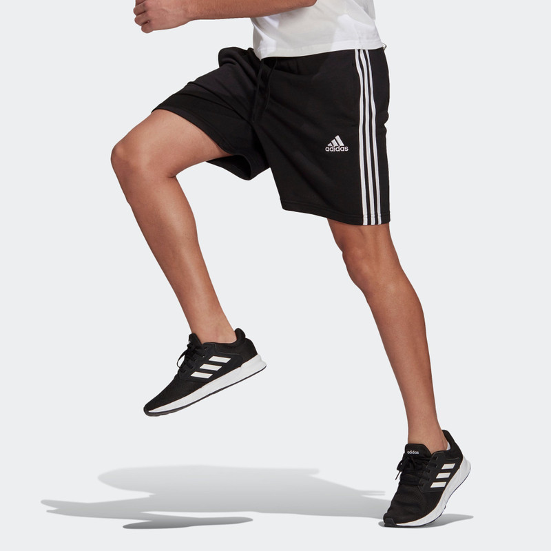 adidas adidas M 3s Ft Sho Casual Sports Side Stripe Shorts Black GK9597 outlook