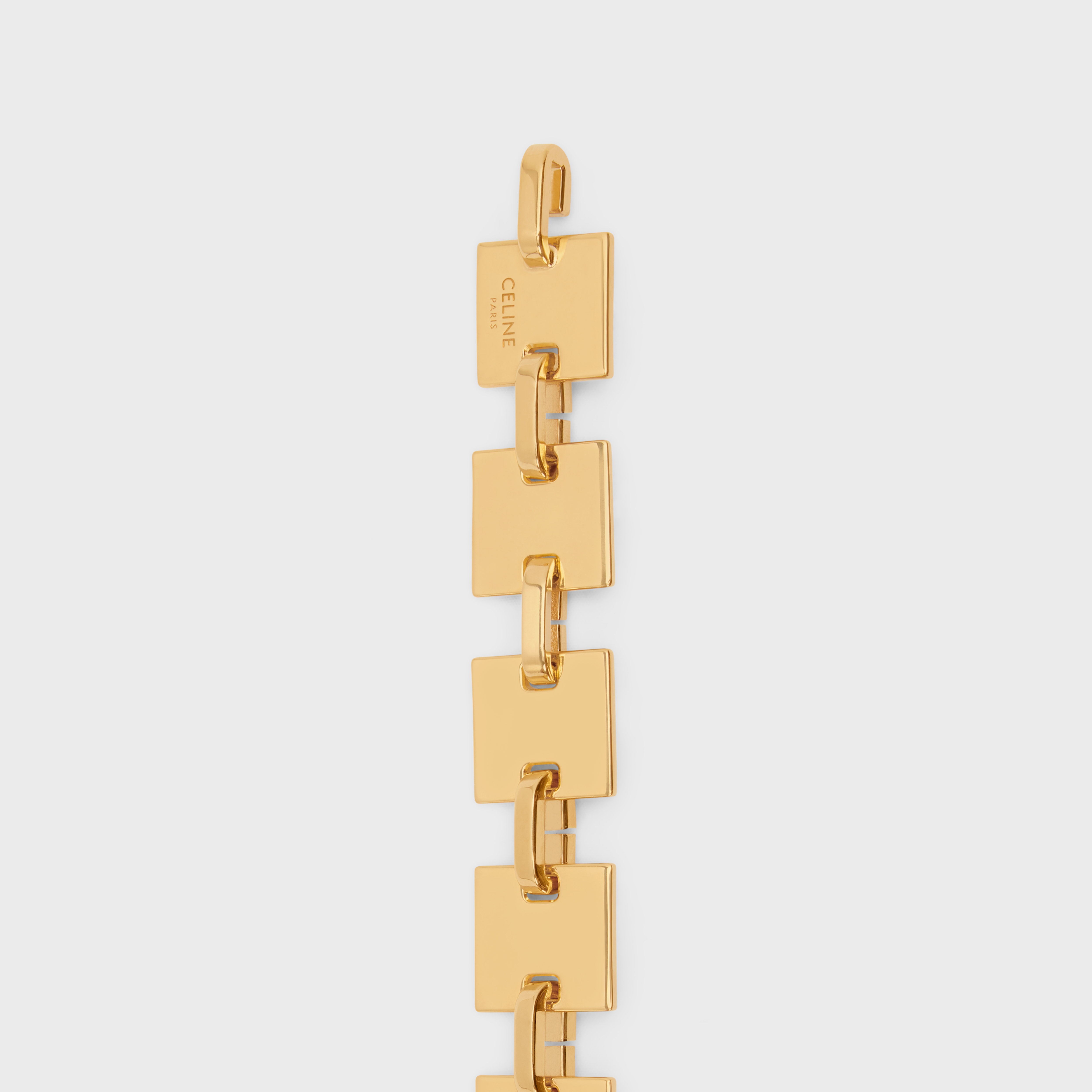 CELINE SQUARE CHAIN BELT in Brass - 2
