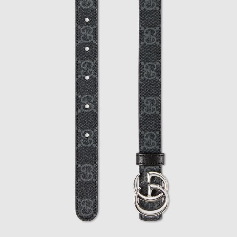 GUCCI Reversible GG Marmont thin belt outlook