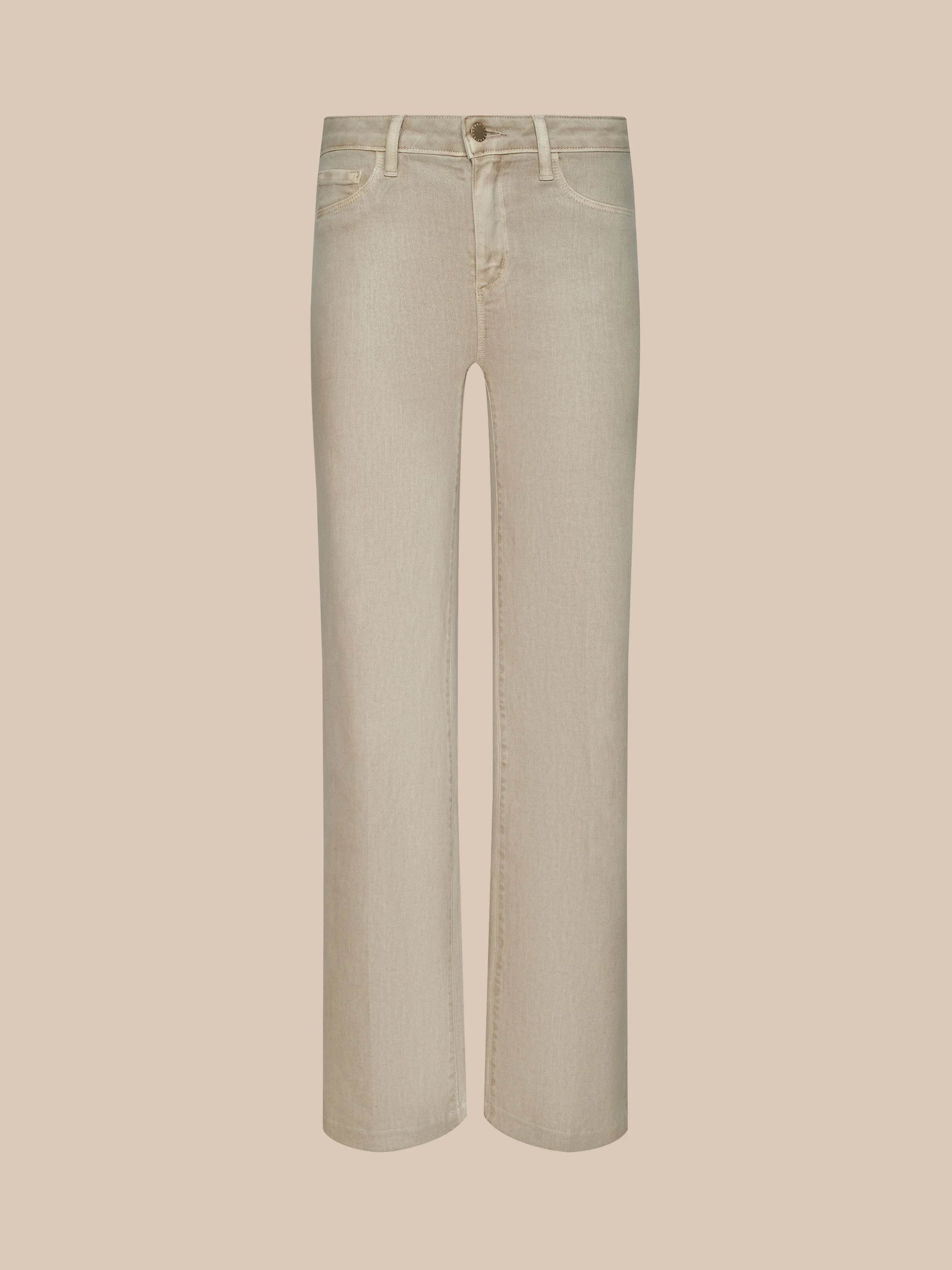 Scottie Coated Wide-Leg Jean - 1