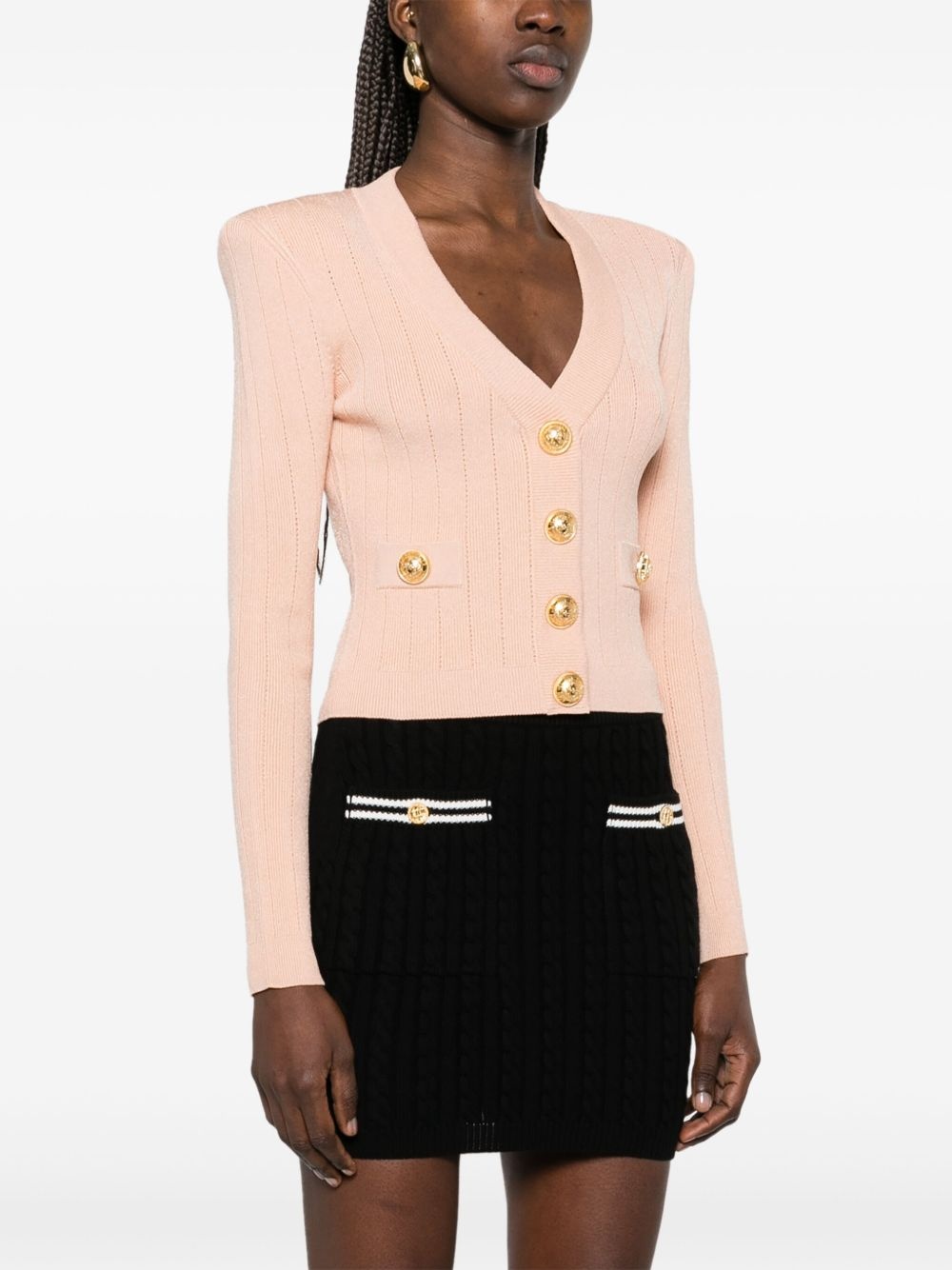 cropped cardigan - 3