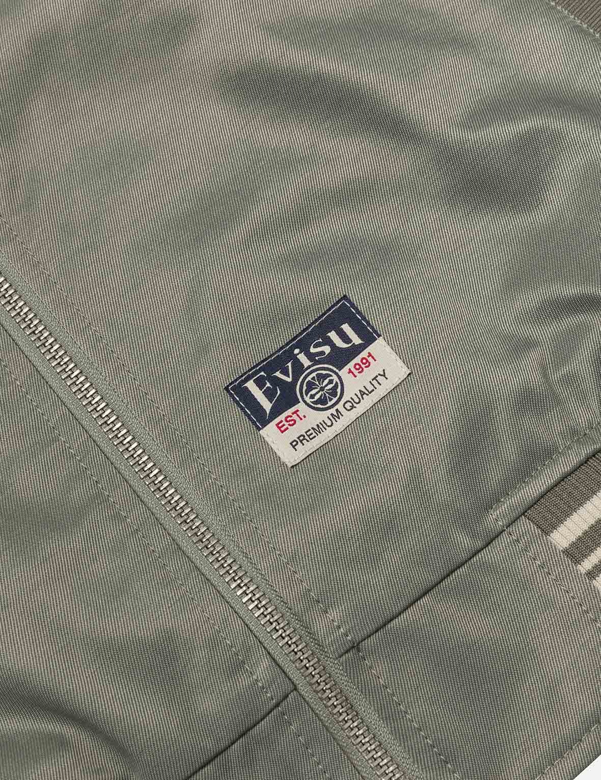 Denim Inserted Daicock with Kamon Embroidery Regular Fit Bomber Jacket - 8