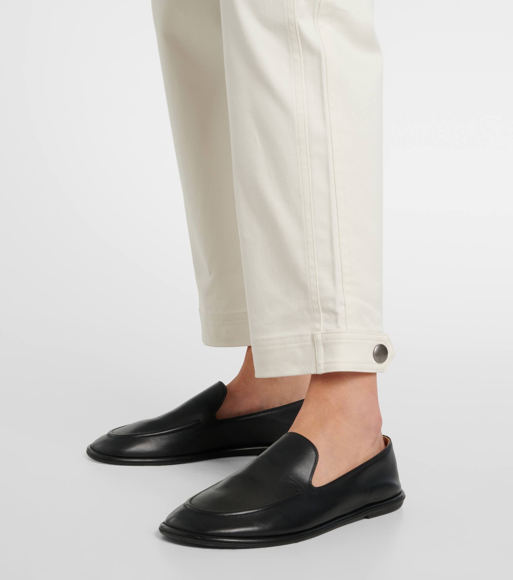 White Label Cait cotton-blend tapered pants - 5