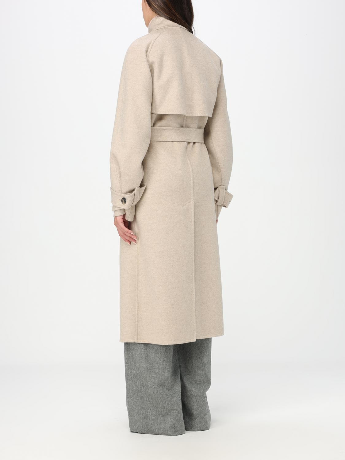 Max Mara Coat Woman Beige - 3