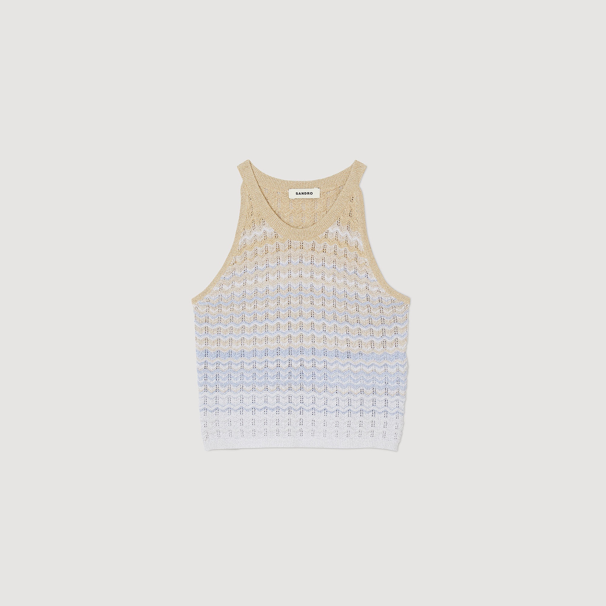 KNIT CROP TOP - 1