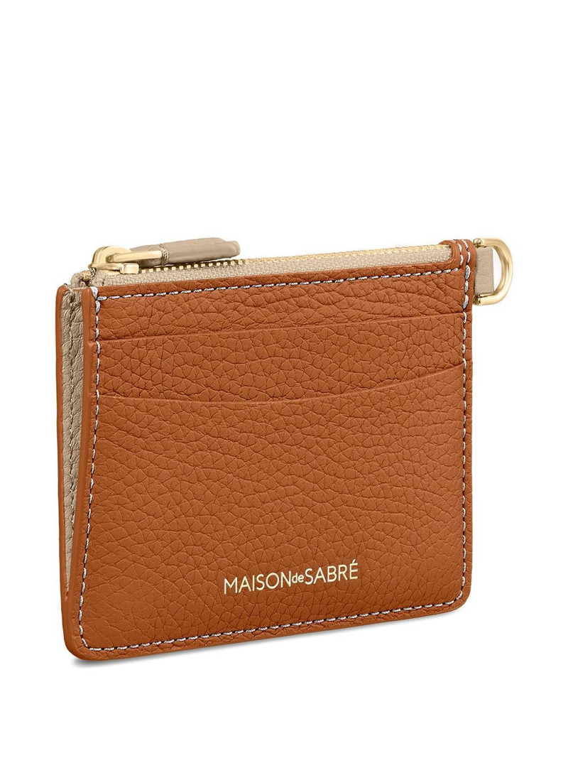 zipped leather card holder 3
