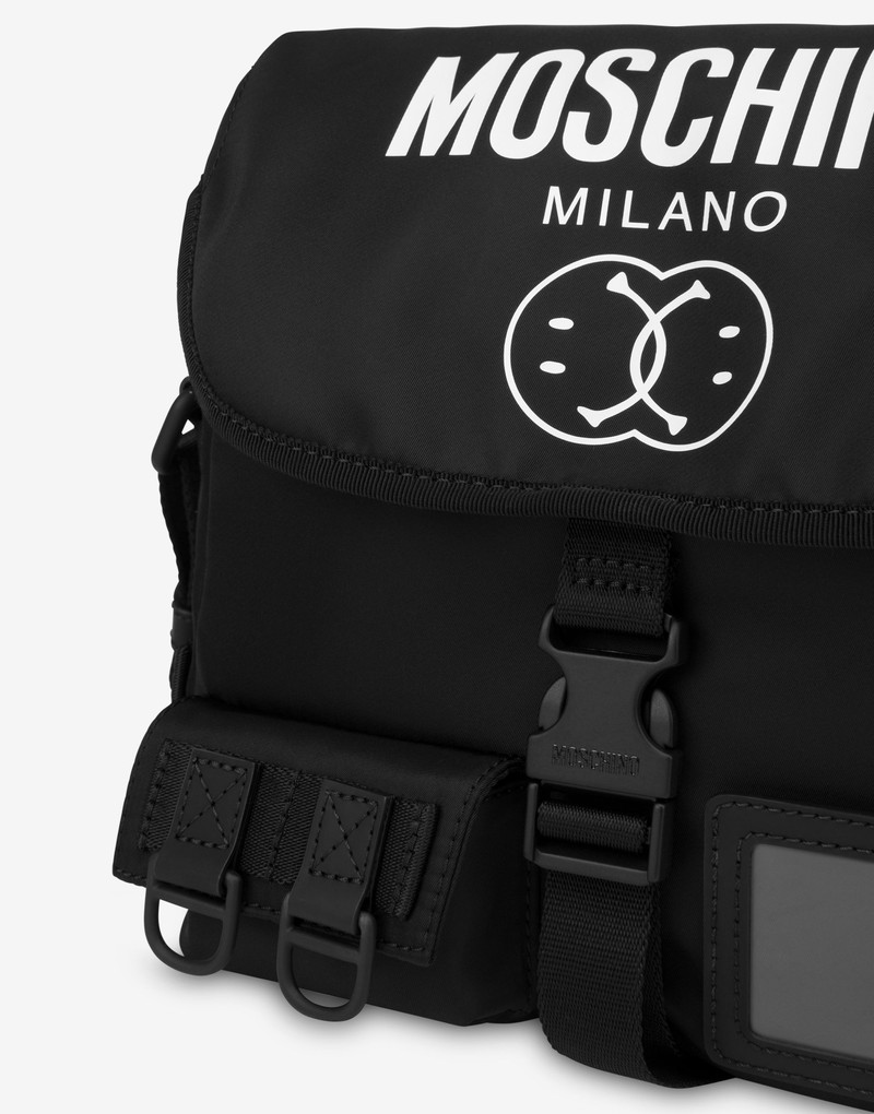 DOUBLE SMILEY® NYLON MESSENGER BAG 4