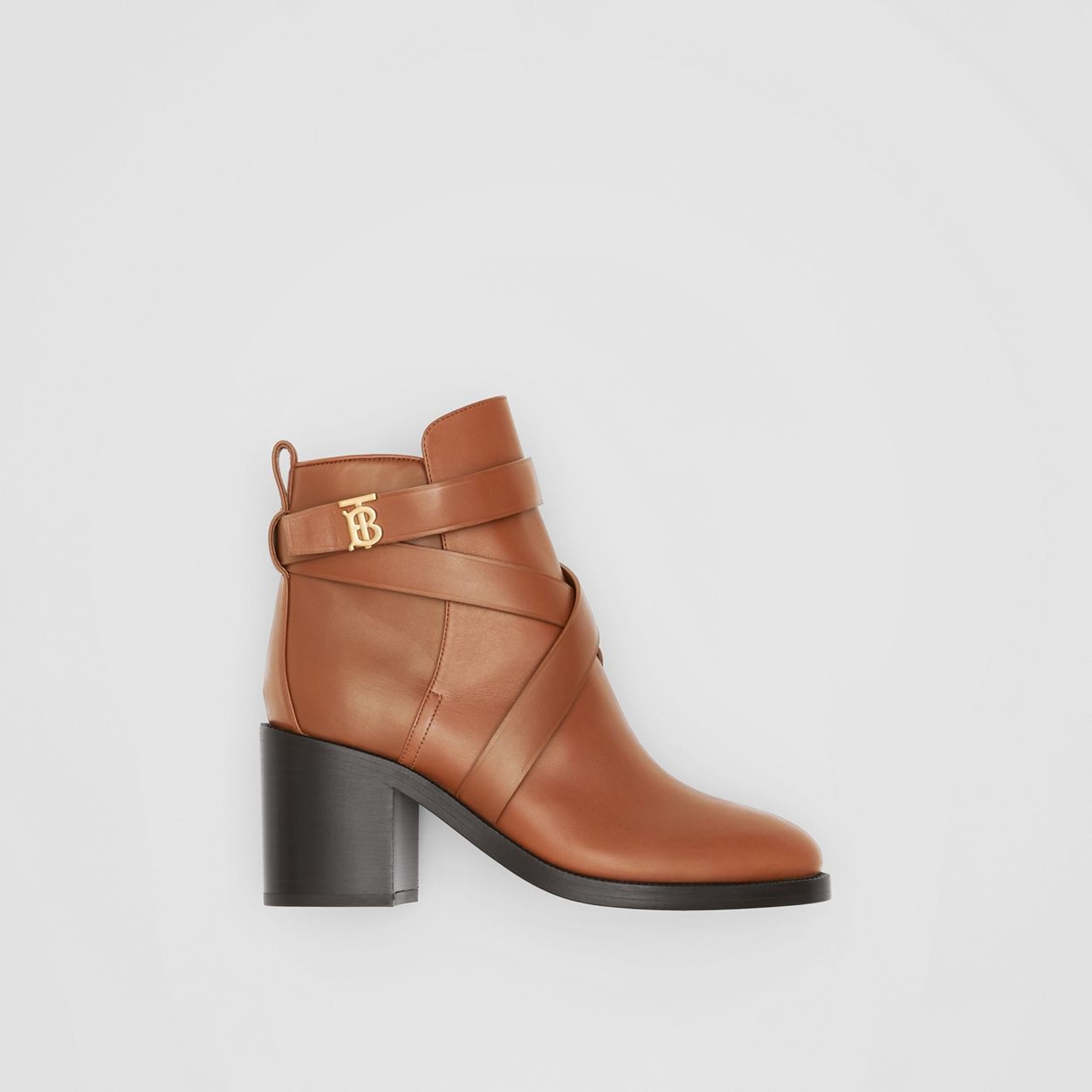 Monogram Motif Leather Ankle Boots - 2