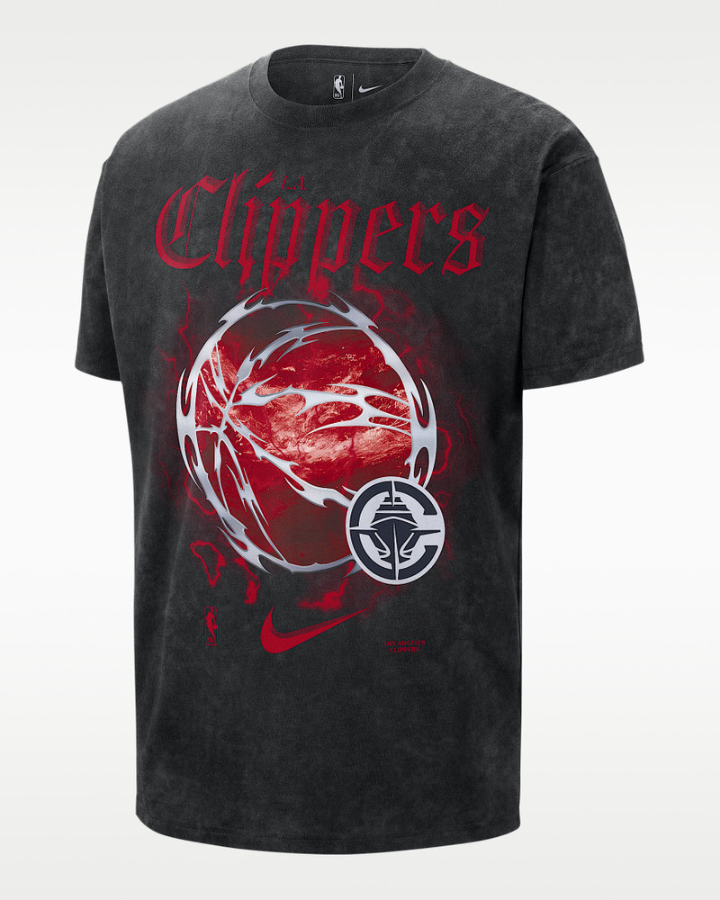 LA Clippers Courtside "Halloween" Men's Nike NBA Max90 T-Shirt 1