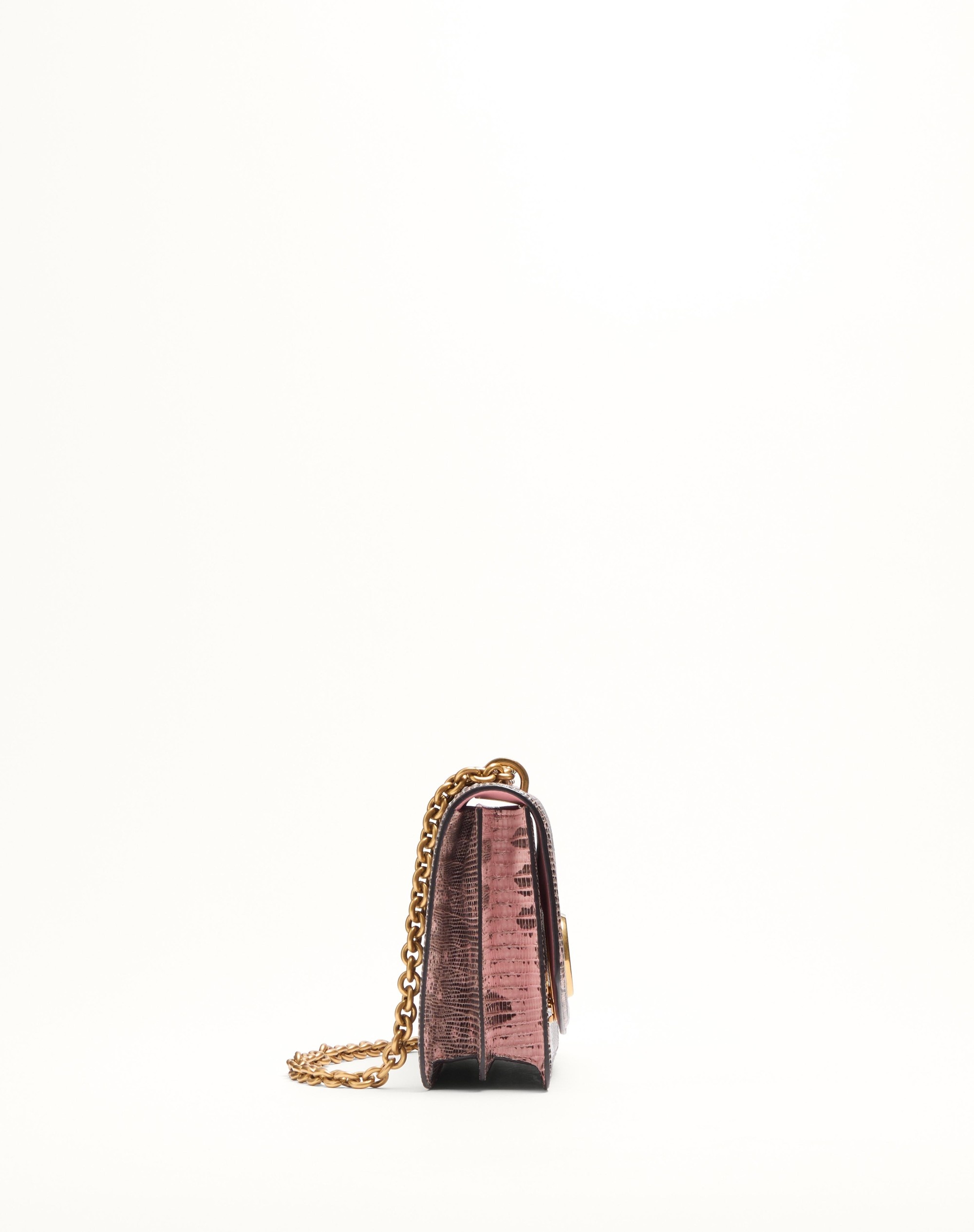 VALENTINO GARAVANI VAIN SHOULDER BAG IN TEJUS - 4