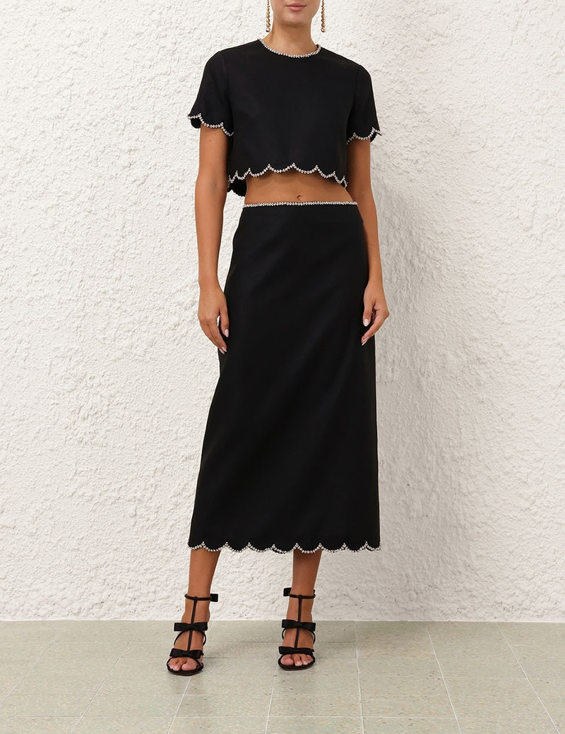 CRUSH SCALLOPED TOP 7