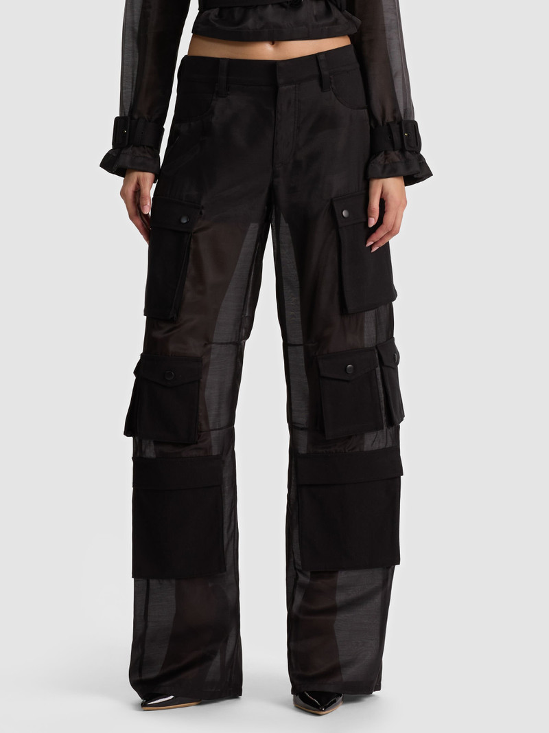 OLYMPIA SHEER COMBO CARGO PANT 2