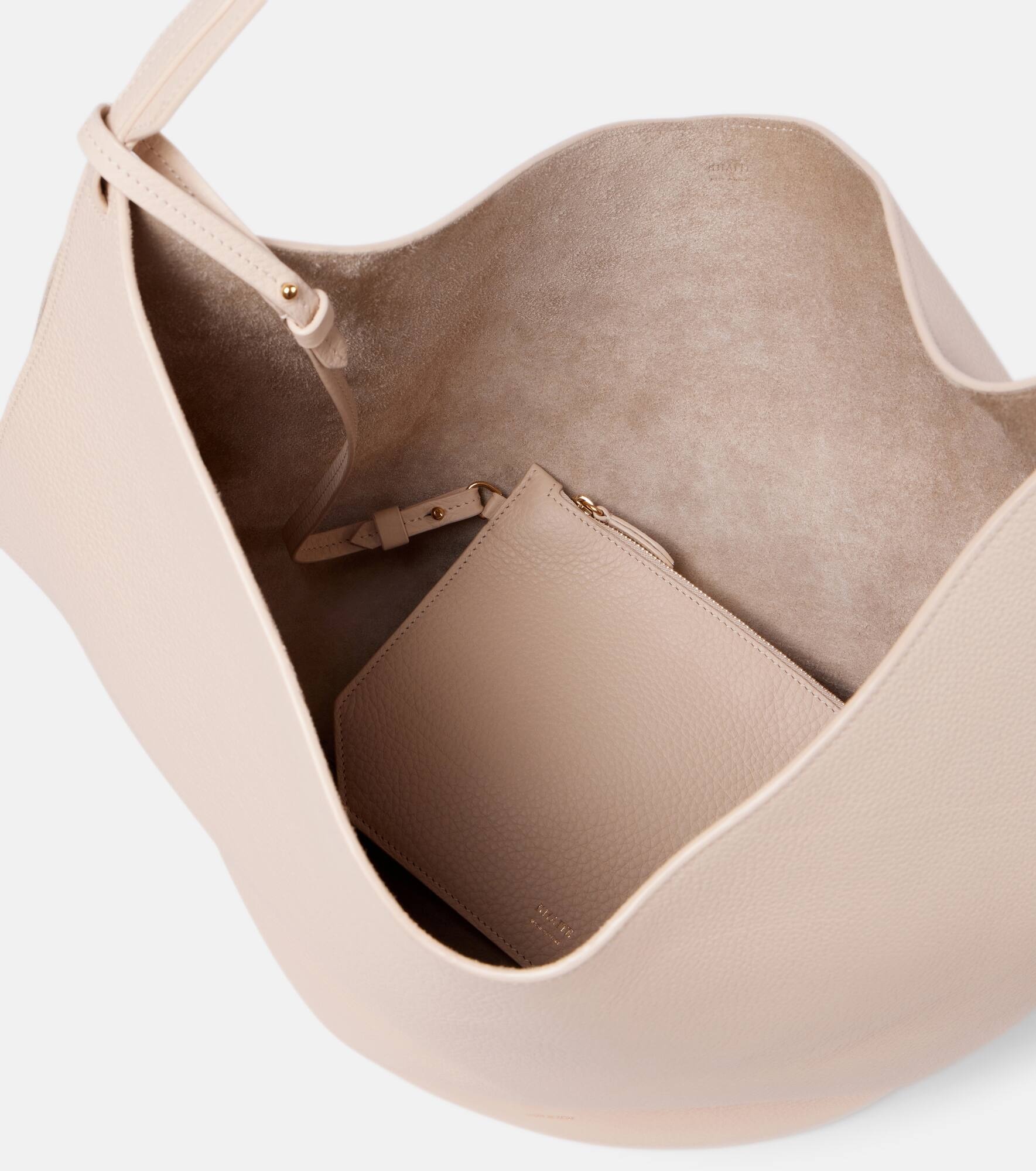 Lotus Medium leather tote bag - 3