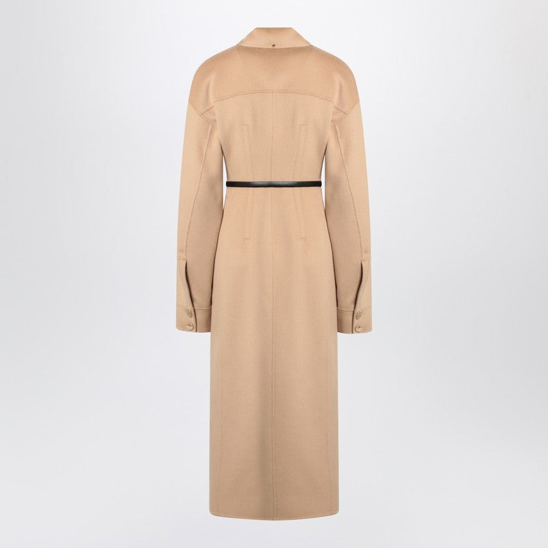 Sportmax Camel-Coloured Wool Coat Women - 2