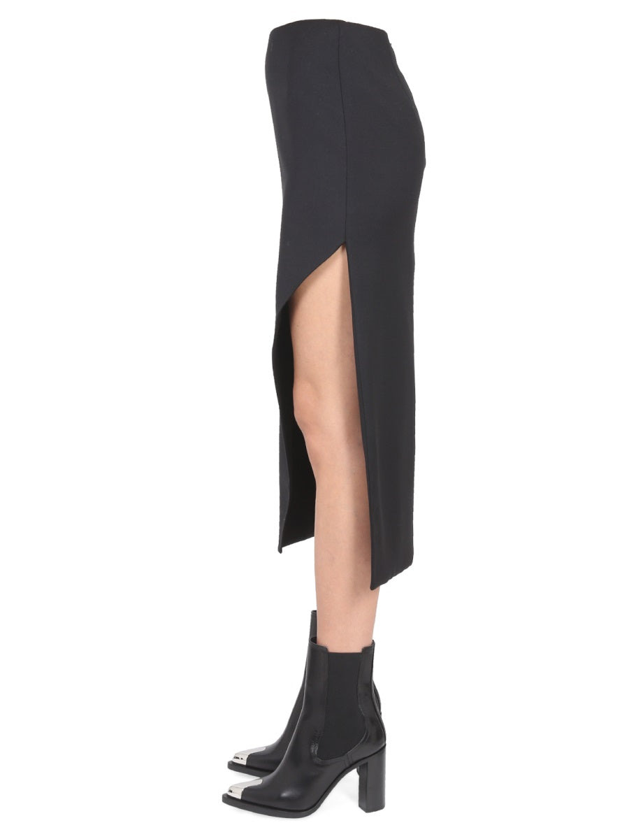 Alexander Mcqueen Women Wool And Mohair Skirt - 3