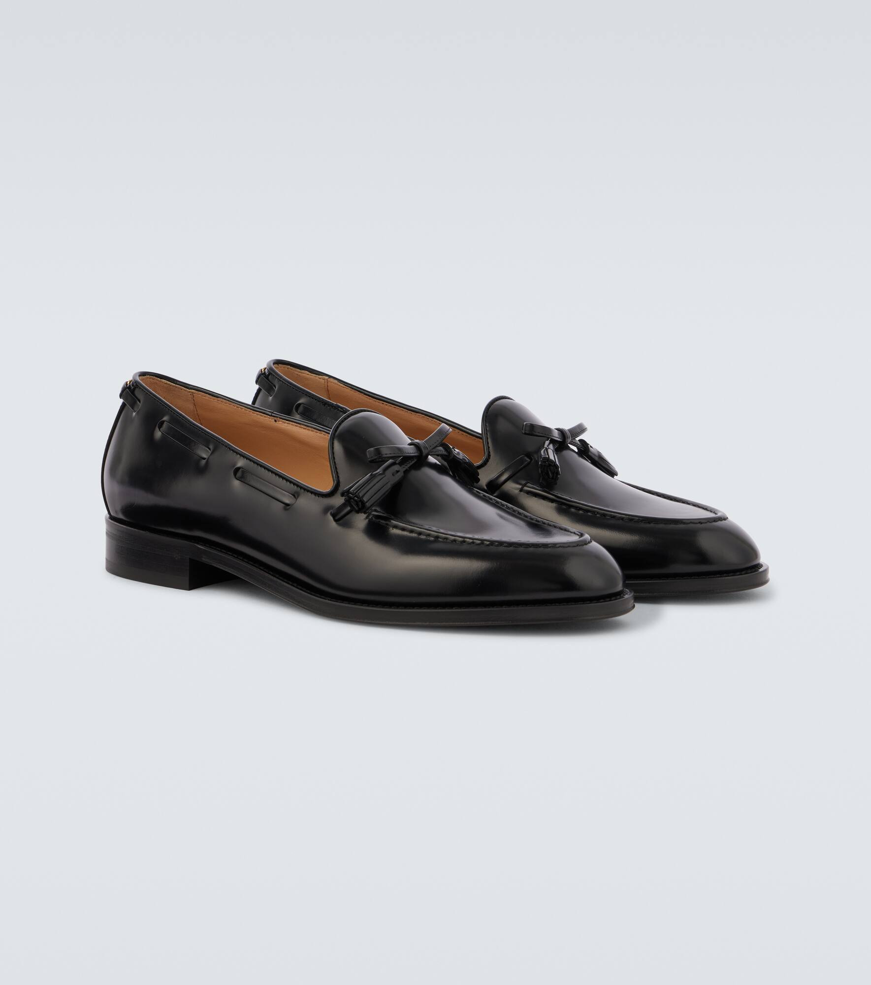 Bowshire polished leather loafers - 5