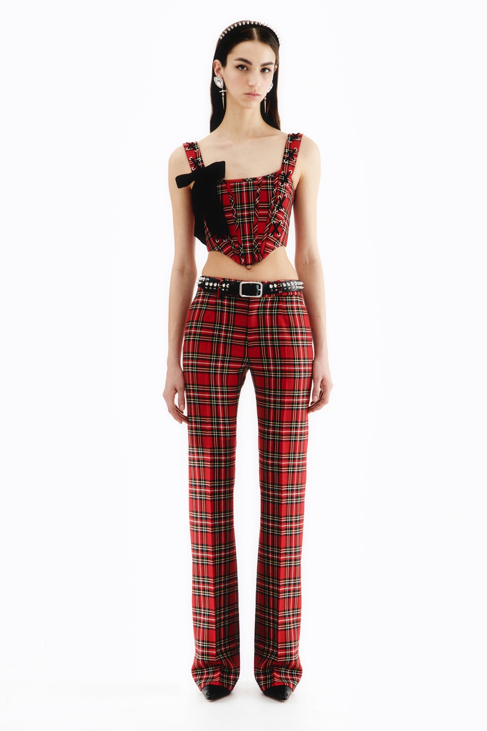 TARTAN WOOL TROUSERS - 3