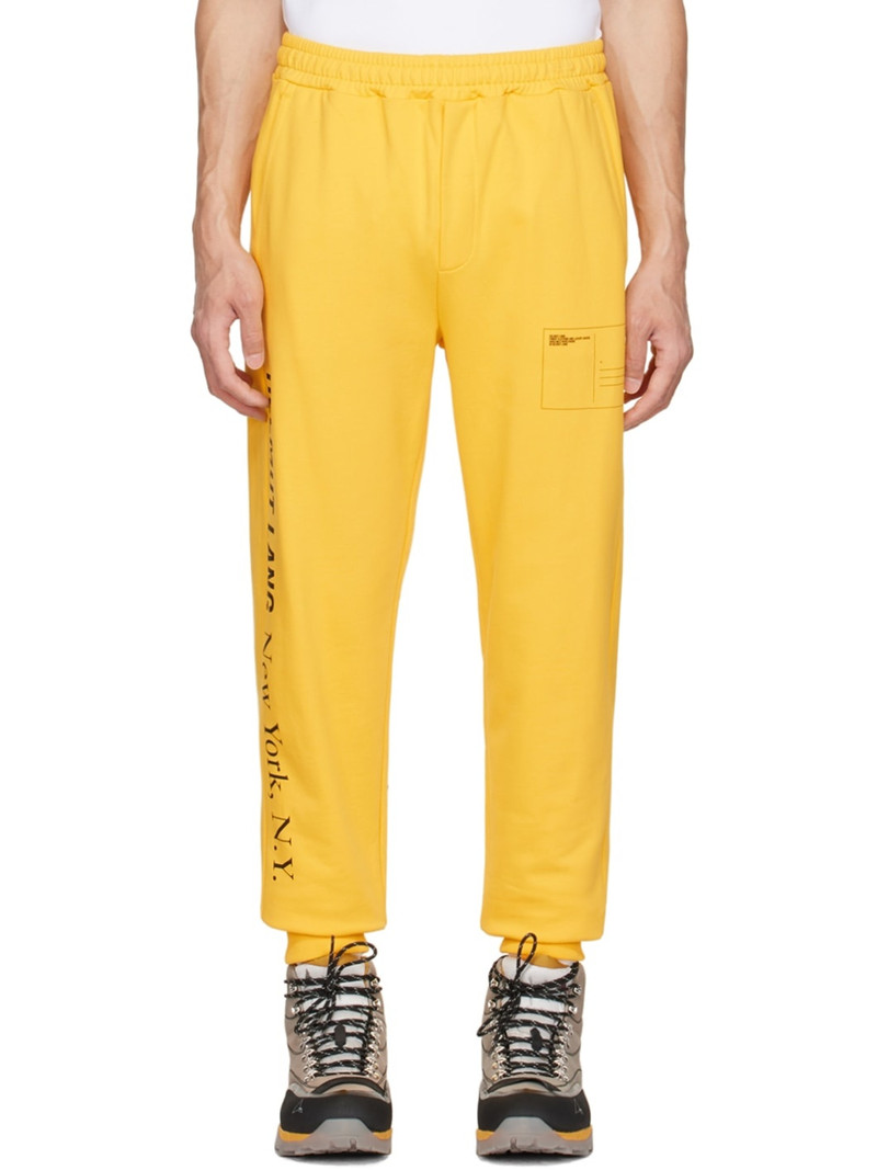 Yellow Cotton Lounge Pants 1