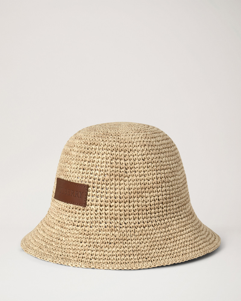 Raffia Bucket Hat Natural 100% Paper Raffia 2