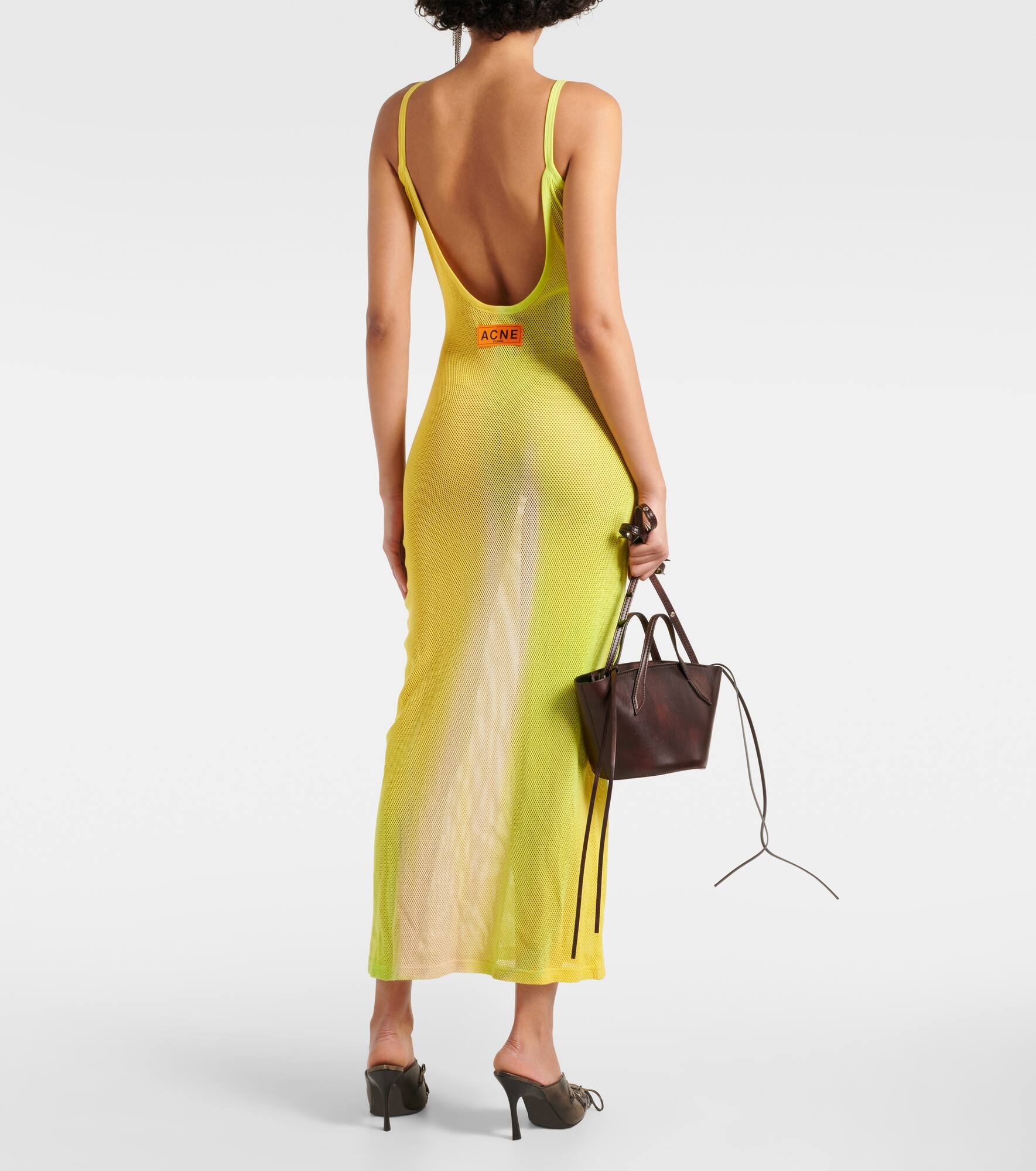 Etika cotton mesh maxi dress - 3