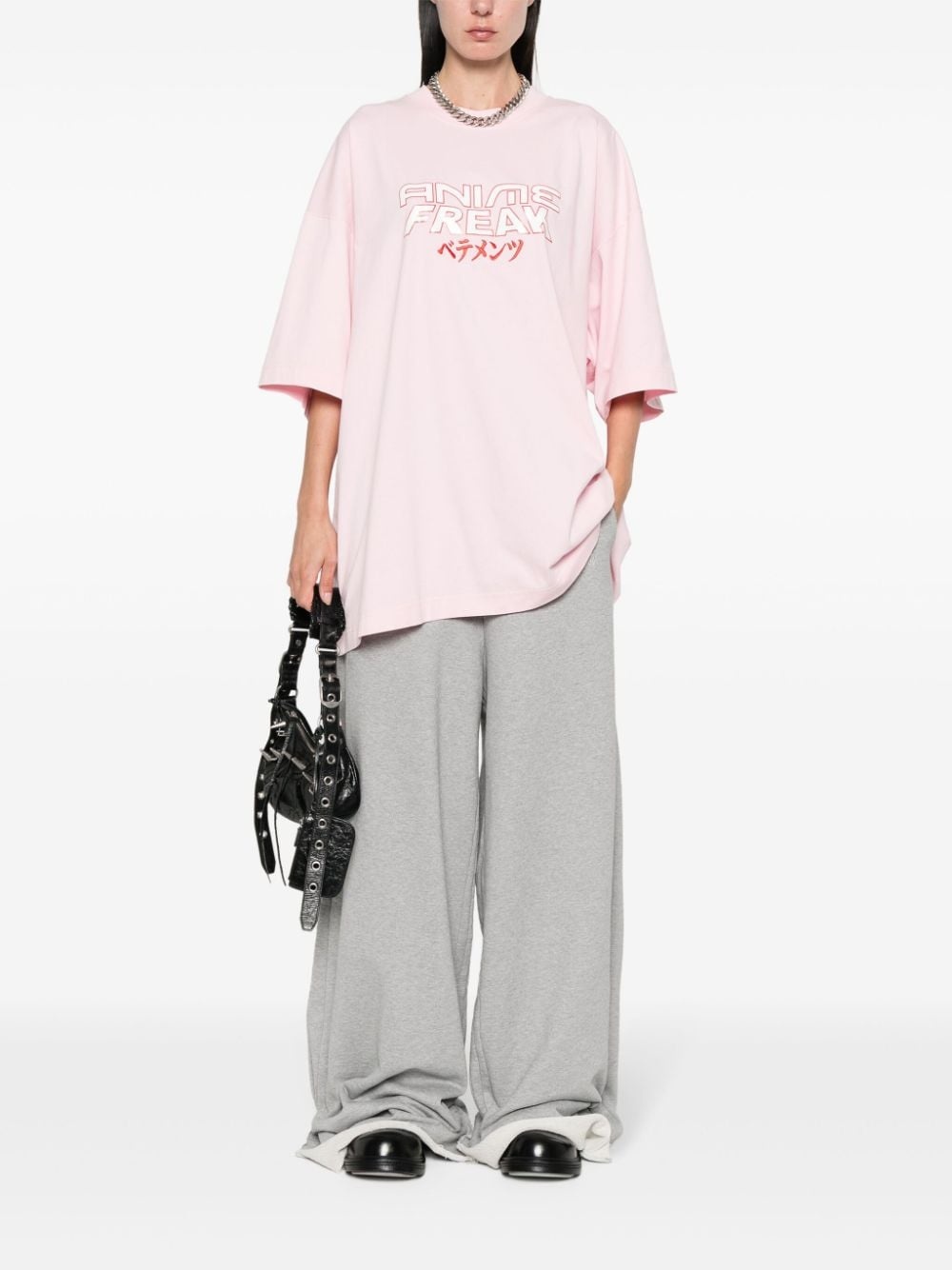 wide-leg track pants - 2