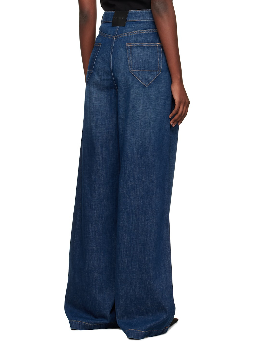 Blue Darted Jeans - 3