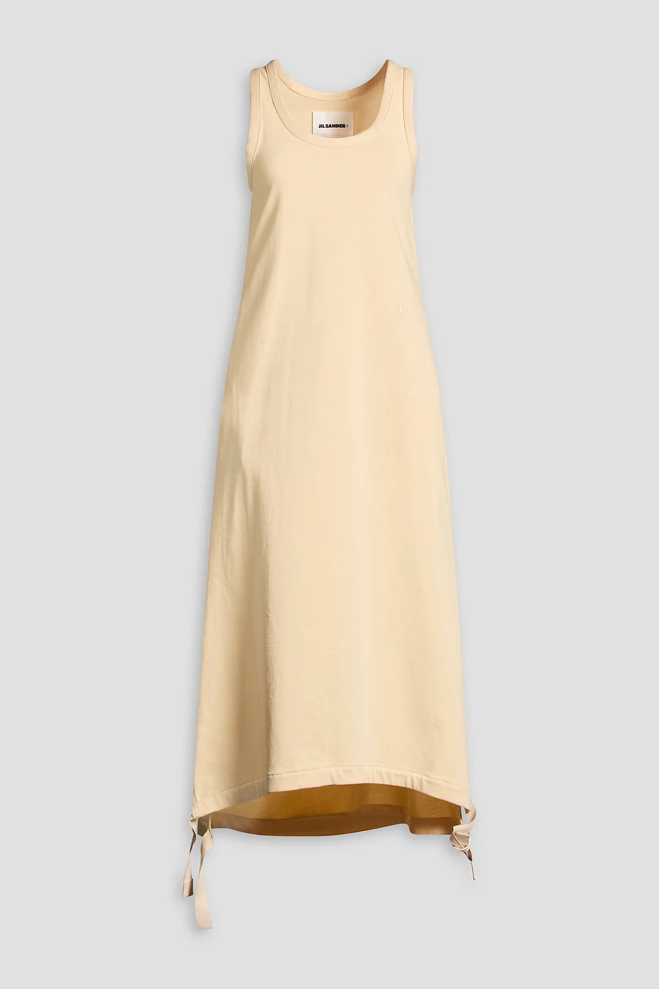 Cotton-jersey midi dress - 1
