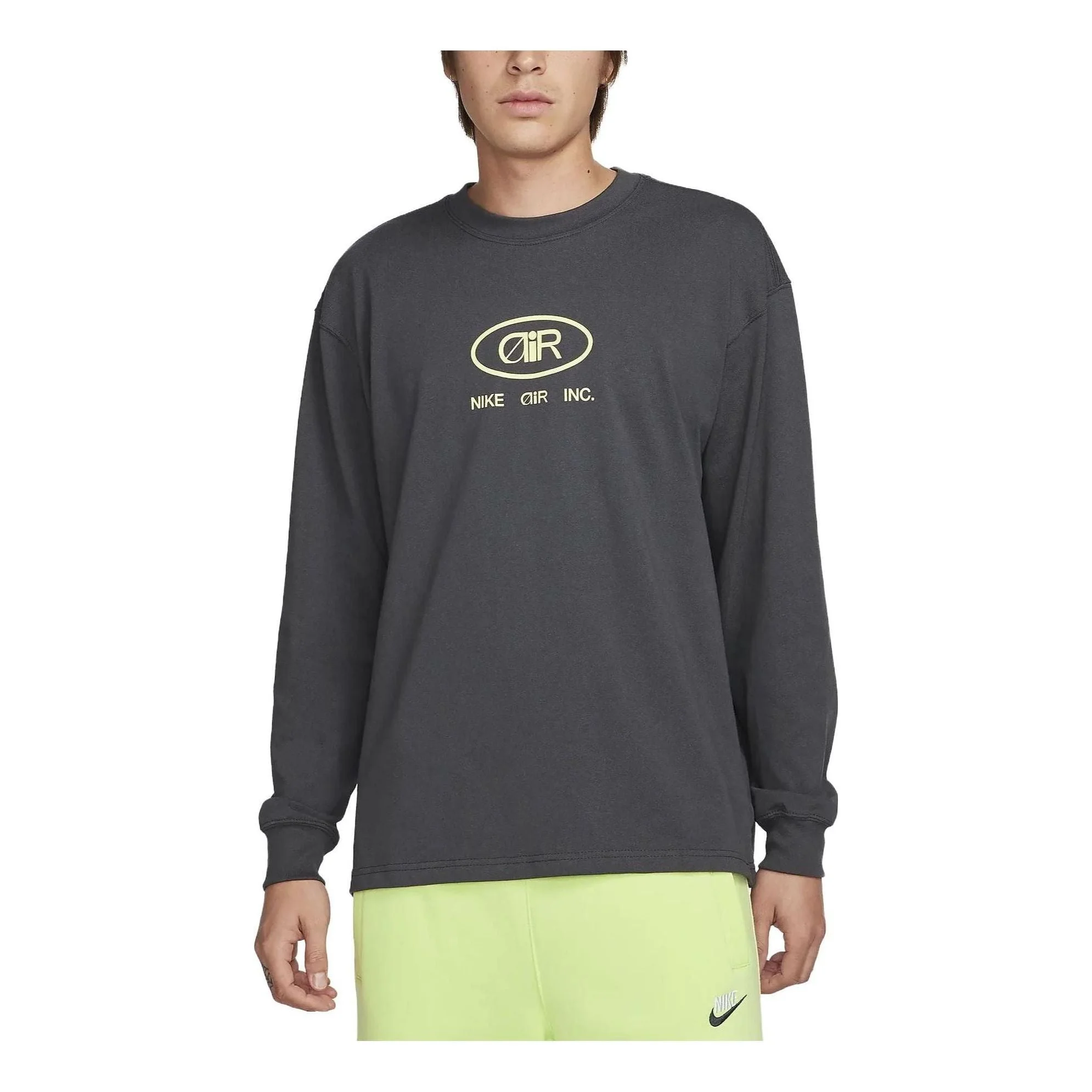 나이키 Sportswear 긴 소매 티셔츠 'Grey' FJ1088-060 - 1