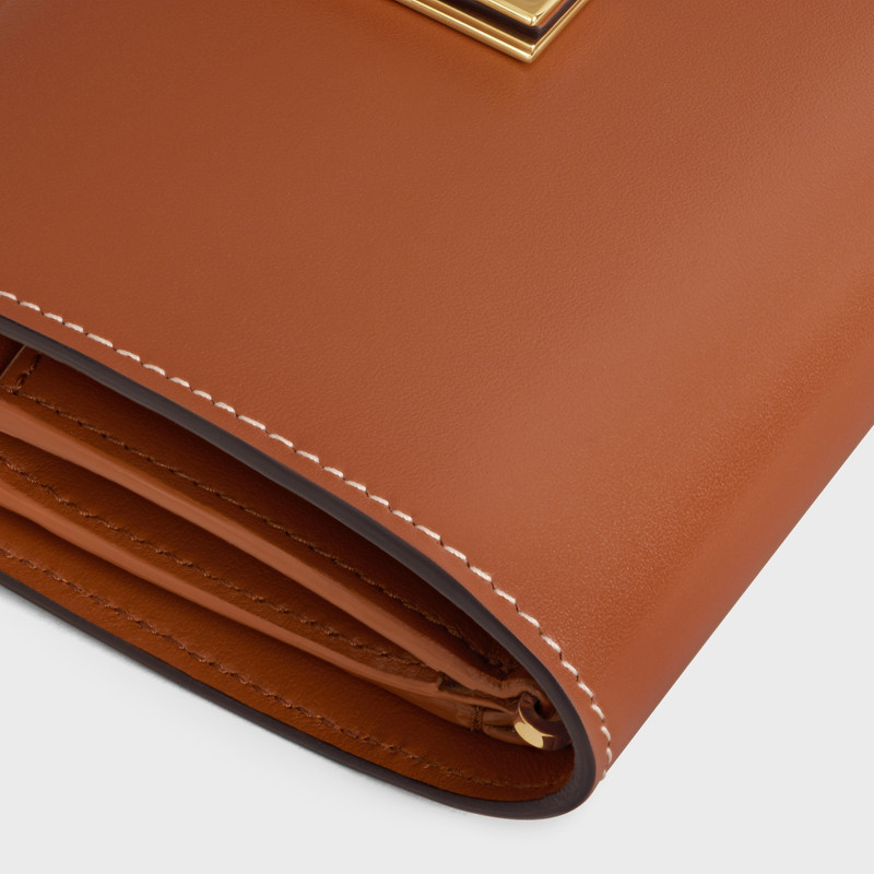 WALLET WITH COIN PURSE in Shiny Calfskin 5