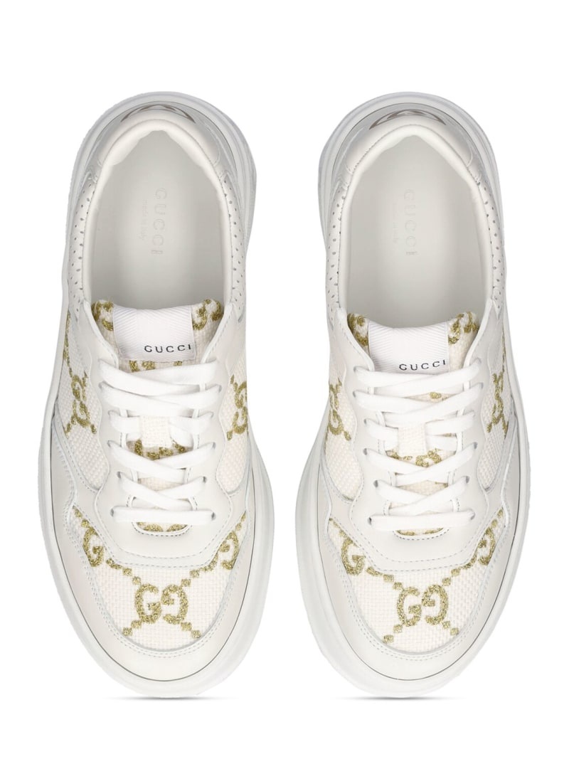 50mm GG leather sneakers - 6