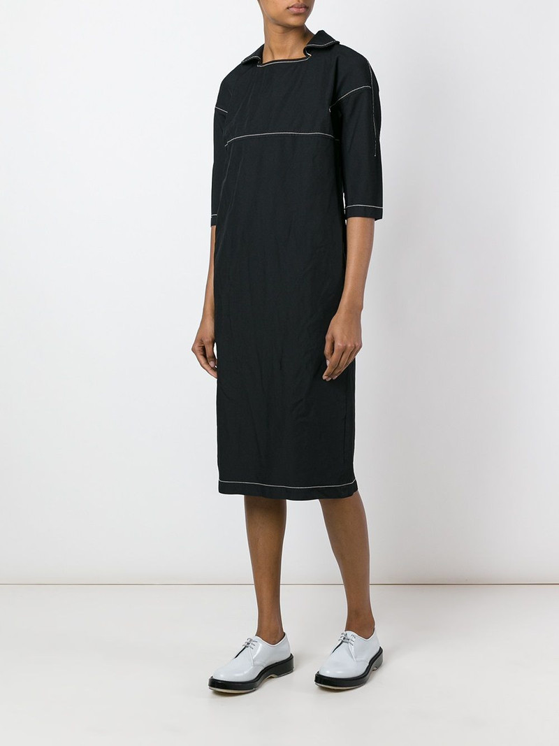 Comme Des Garçons relaxed boxy collar dress outlook
