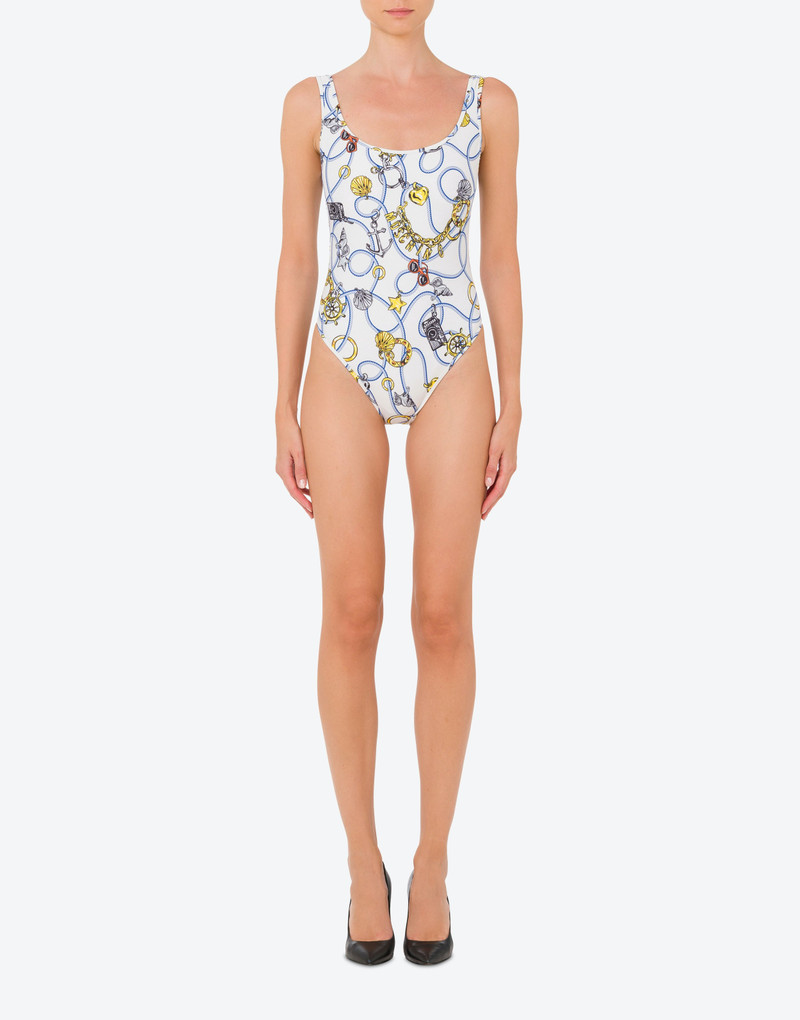 Moschino LIMITED EDITION MOSKYNO MYKONOS ONE-PIECE SWIMSUIT outlook