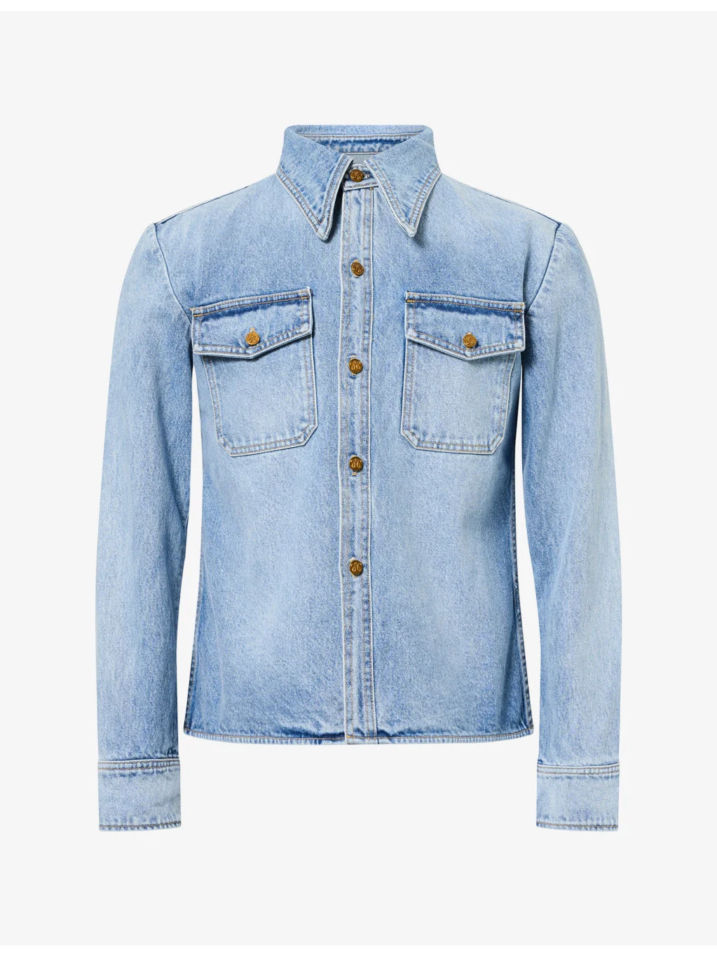 Chente Cotton Denim Shirt - 1