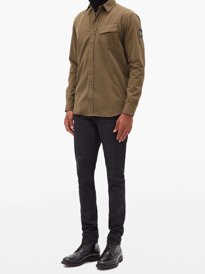 Belstaff Asymmetric-pocket cotton shirt outlook