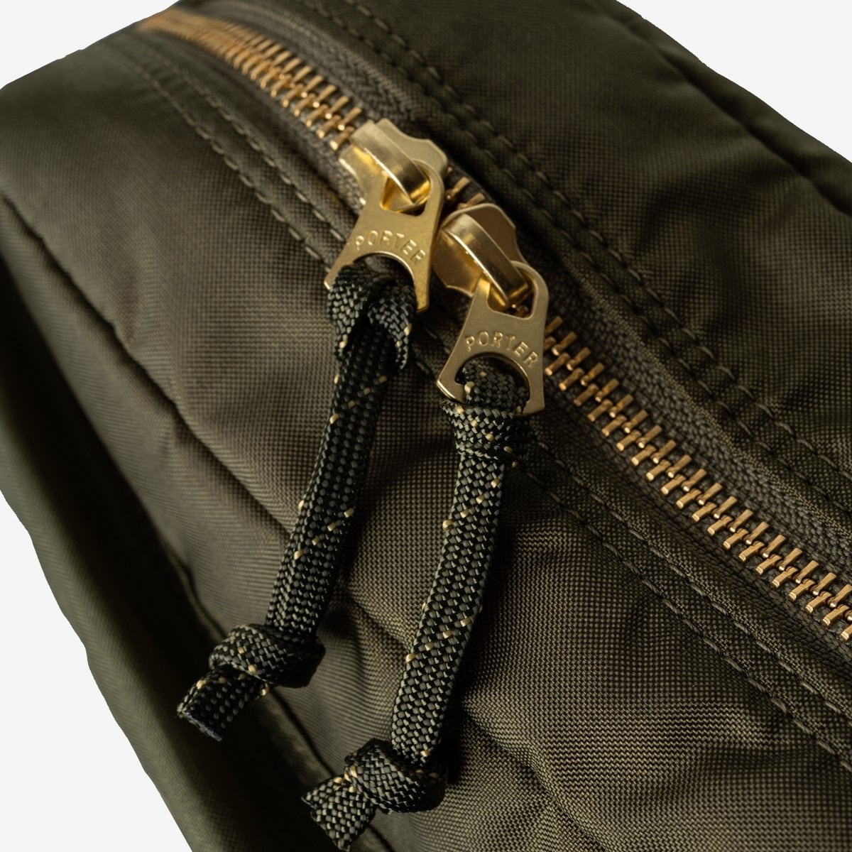 POR-FOR-SHLS-OLV Porter - Yoshida & Co. - Force Small Shoulder Bag - Olive - 6