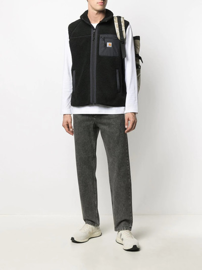 Carhartt logo-patch fleece gilet outlook